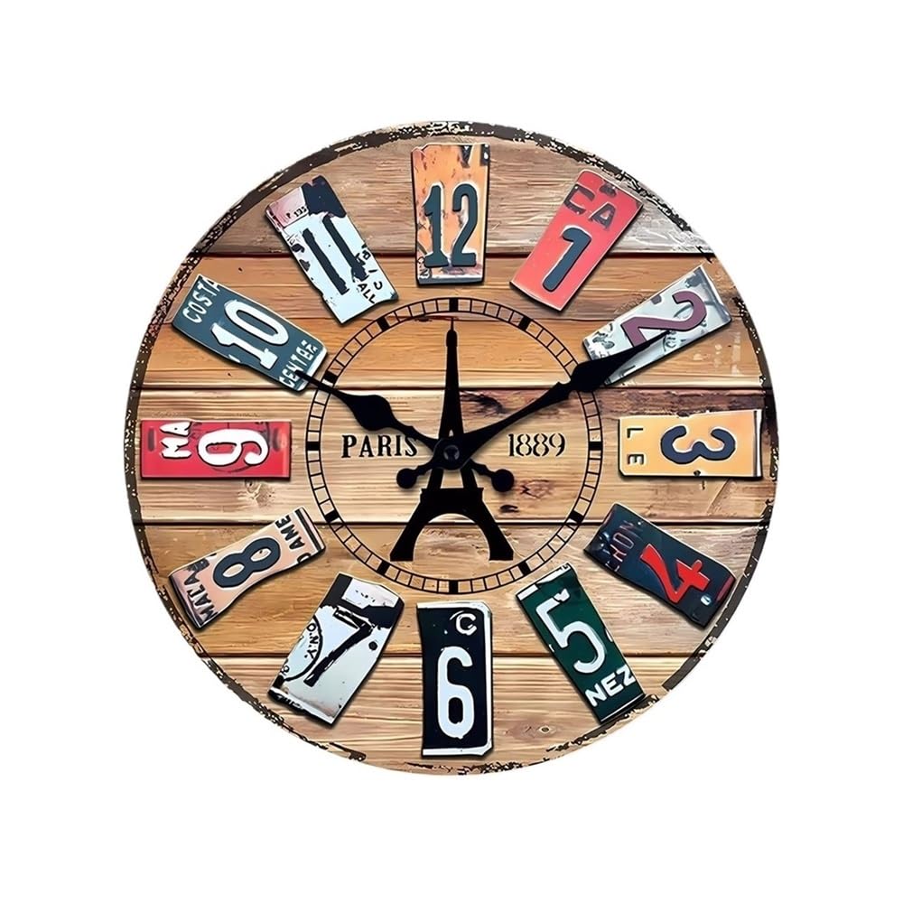 Horloge murale quartz sans tic-tac pour supprimer les bruits de la chambre