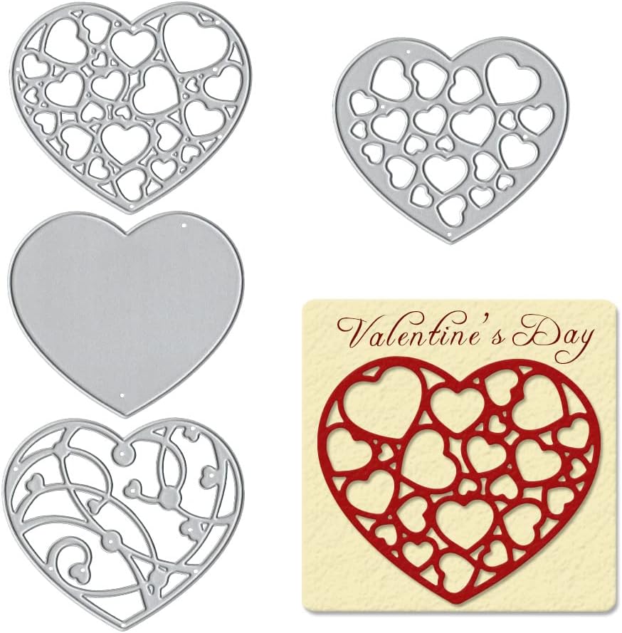 Flower Arch Metal Cutting Dies for Card Making, Vintage Gate Frame Background Die Cuts Carbon Steel Embossing Stencil Template Cutting Tools for DIY Scrapbooking Paper Card Photo Album Craft Supplies