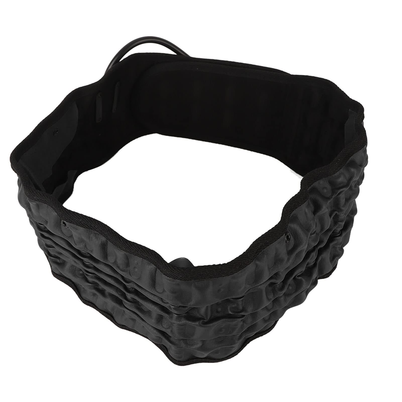 Fockety Cinturón de Tracción Lumbar, Envoltura Redonda de Algodón Suave, Soporte Fuerte, Soporte Inflable para la Parte Inferior de la Espalda, Ajuste de Tamaño para Uso Diario