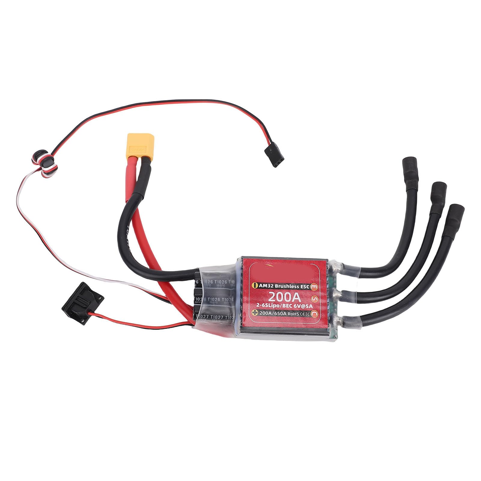 YUYTE Regulator Obrotów RC Brushless z Oprogramowaniem AM32, Precyzyjna