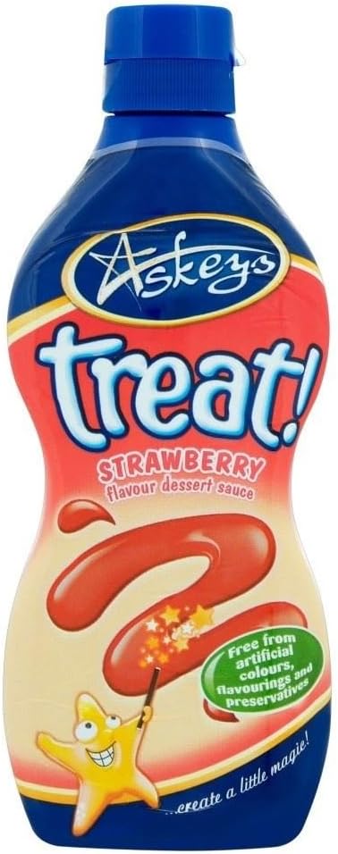 Askeys Treat Strawberry Dessert Sauce (325g) - Pack of 6