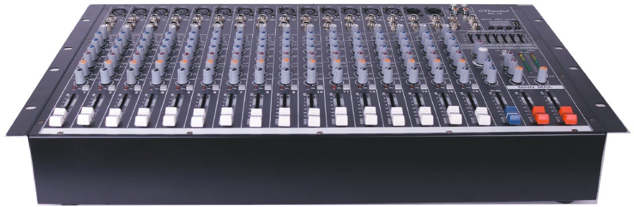 GTD-Audio 16 Channel Professional Powered Mixer Power Amplifier DJ Amplifier, USB, EQ, Effect