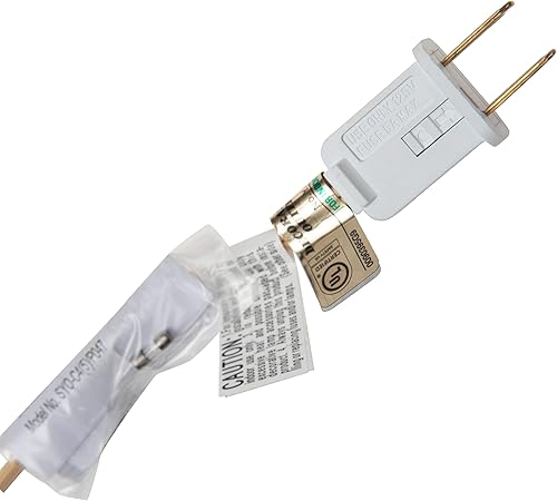 Miniatura 6 de Creative Hobbies Lámpara de vela de Navidad color marfil de 9.5 pulgadas, elegante luz C7 transparente, perfecta para decoraciones navideñas y