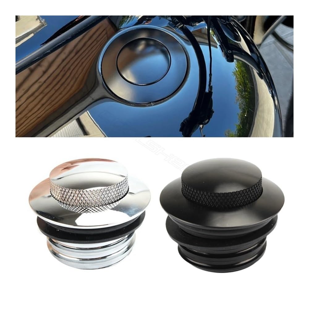 Per Ha&rley Davi&dson Sportster 1200 883 XL 72 Dyna Glide CVO Coperchio Serbatoio Carburante Motociclo Presse Tappo Serbatoio Pop-up Carburante tappo serbatoio moto