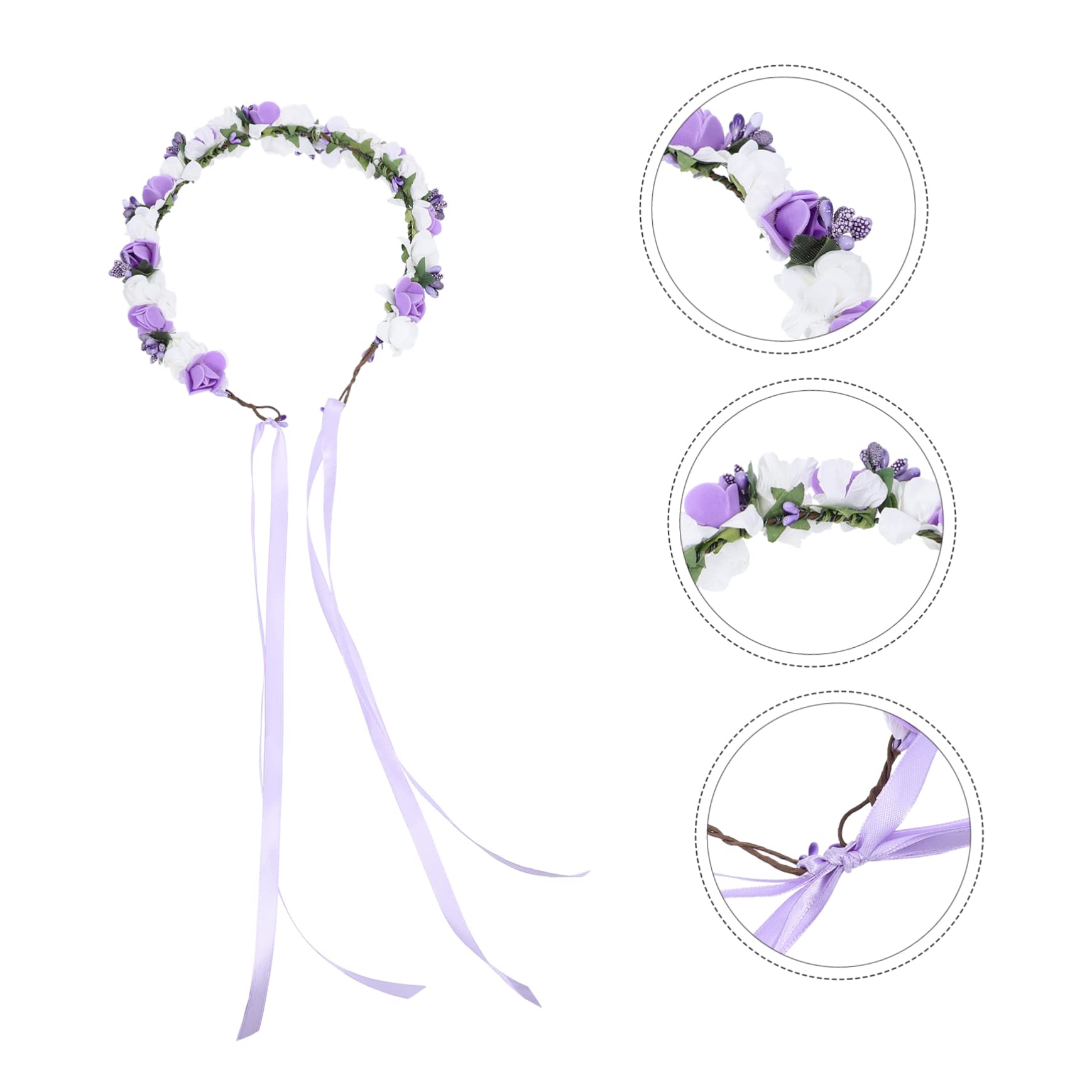 Healeved 4pezzi Coroncina Per Matrimoni Festival Fotografie e Speciali Accessorio Costume Pe