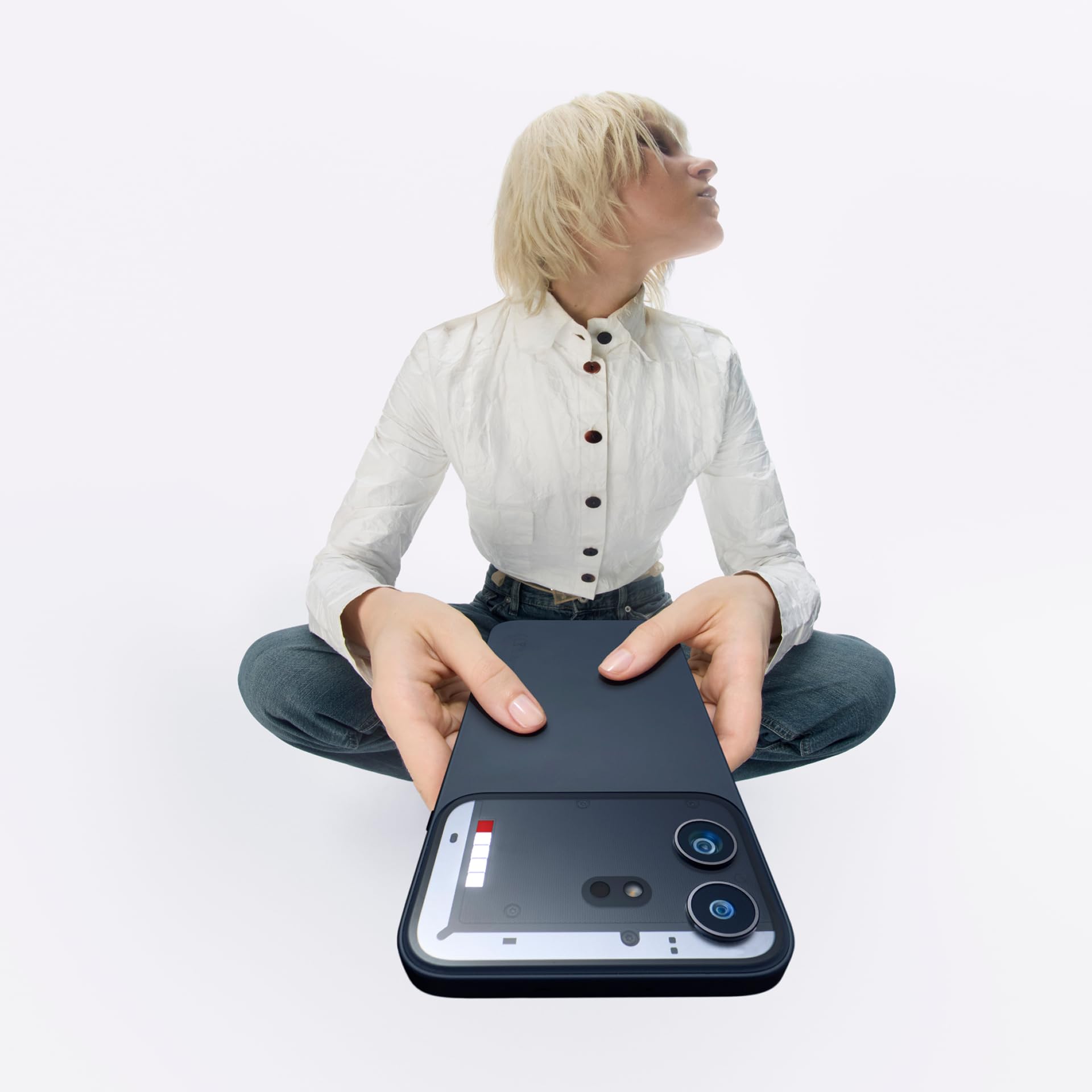 Nothing Phone (4b), Smartphone Android 16 débloqué, 50 MP Appareil Photo avec OIS, 6,67" Écran AMOLED 120 Hz, 5200 mAh Batterie, 33 W Charge Rapide, Glyph Bar