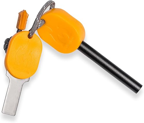 Solo Stove Fire Striker - Barra de ferrocerio de acero inoxidable, resistente al agua, para kits de supervivencia y senderismo, mango de fácil