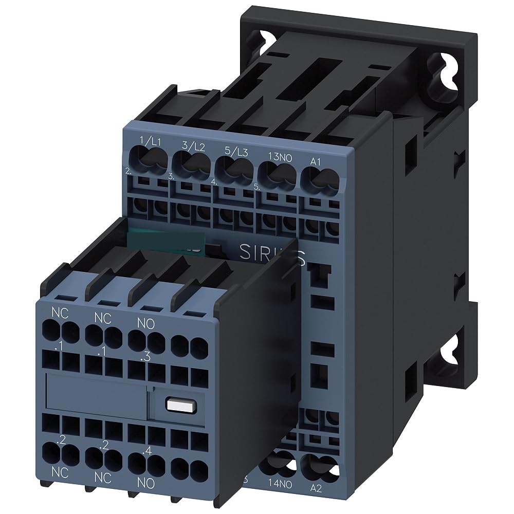 NOBIRTBSA Power contactor AC-3 9 A 4 kW / 400 V 2 NO + 2 NC AC 110 V 50/60 Hz 3-Pole 3RT2016-2AF04