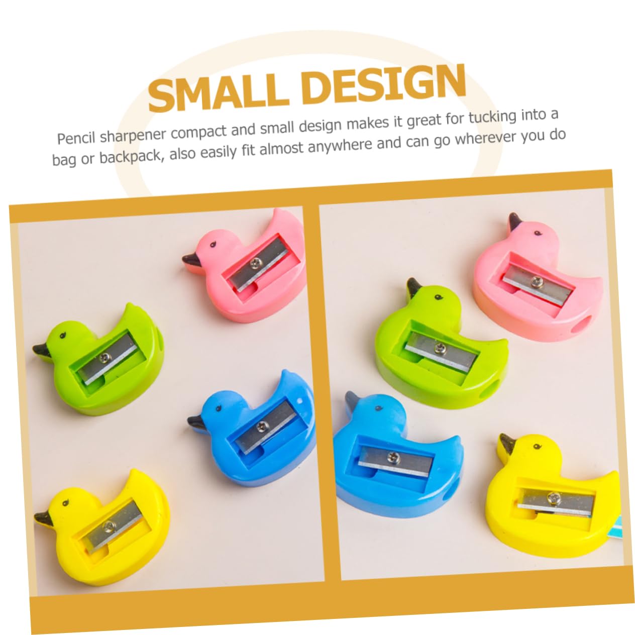 NUOBESTY 96pezzi Temperamatite Adorabili Per Design Creativo Compatti e Facili Da Usare Per Scuola e Trasporto