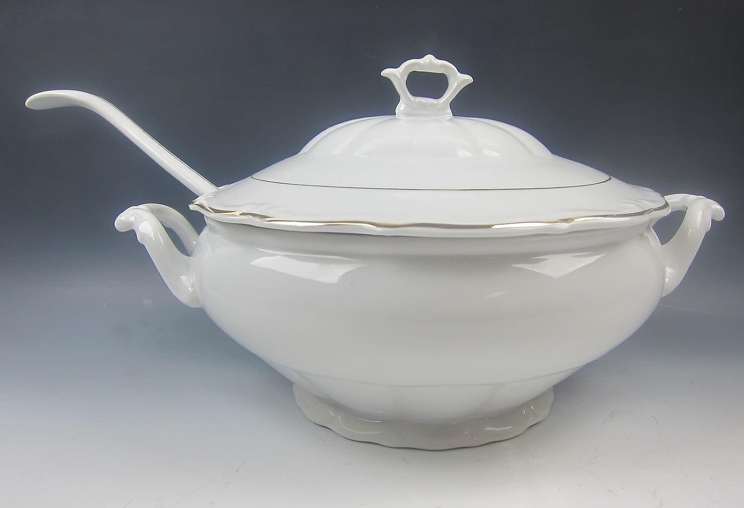 Baum Brothers China EMPIRE Tureen w/Lid & Ladle EXCELLENT