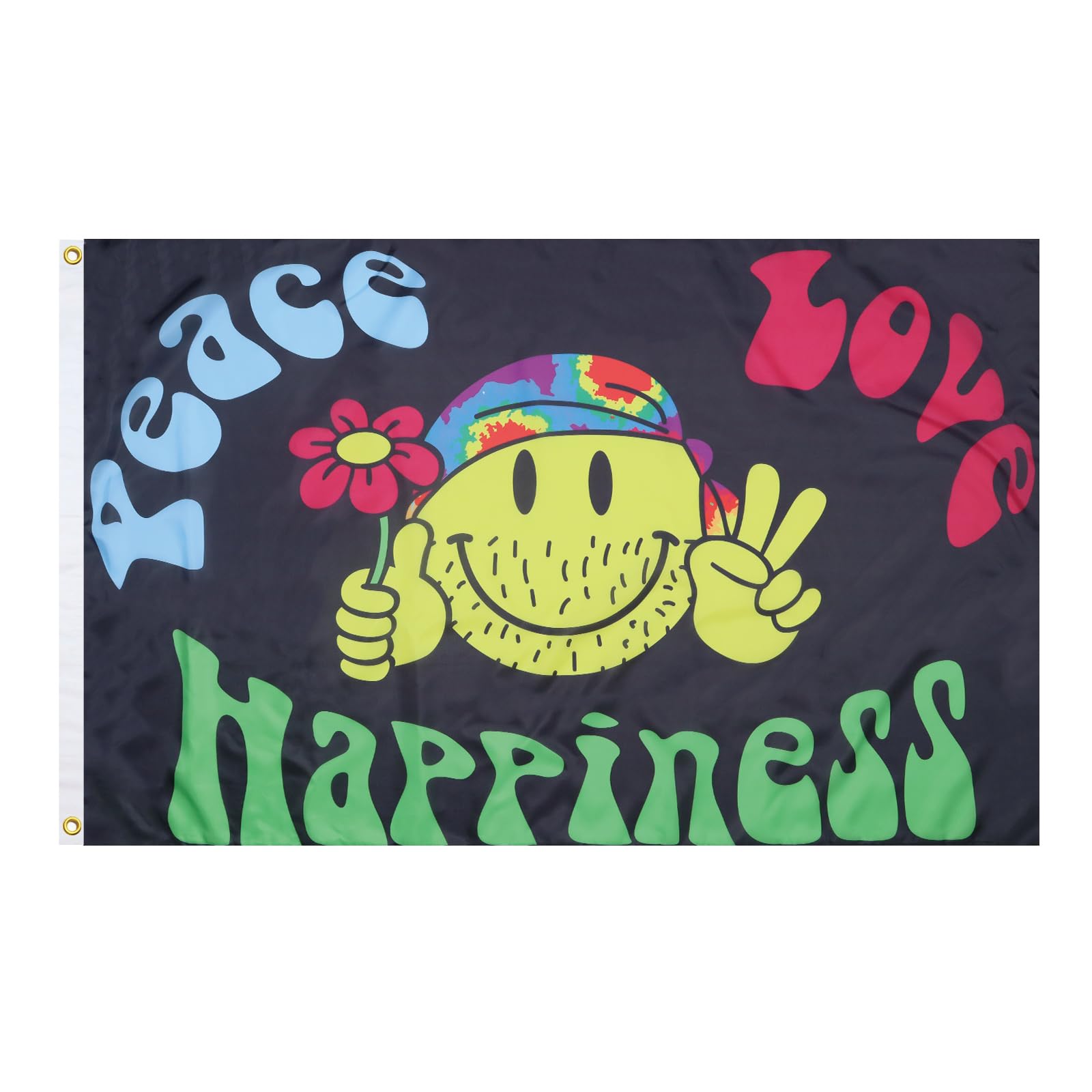 Regenbogen Peace Love and Happiness