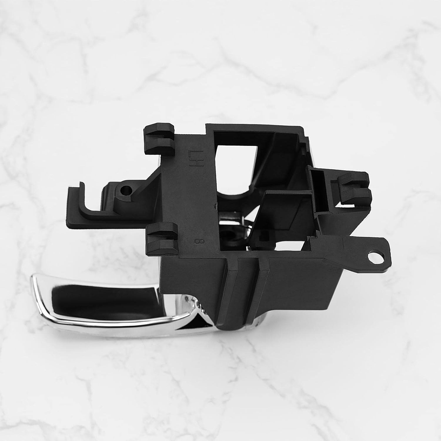 ECSiNG 2Pcs Interior Door Handles Replacement 80670-4X02B 80671-4X02B Compatible with Nissan Navara D40 2005-2013 Compatible with Pathfinder R51 2005-2013