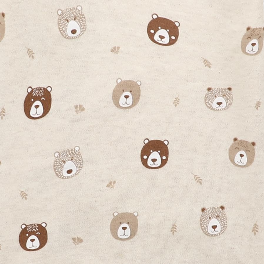 Image of O2Baby Baby Boys Girls Organic Cotton Zip-Front Sleeper Pajamas, Footed Sleep 'n Play