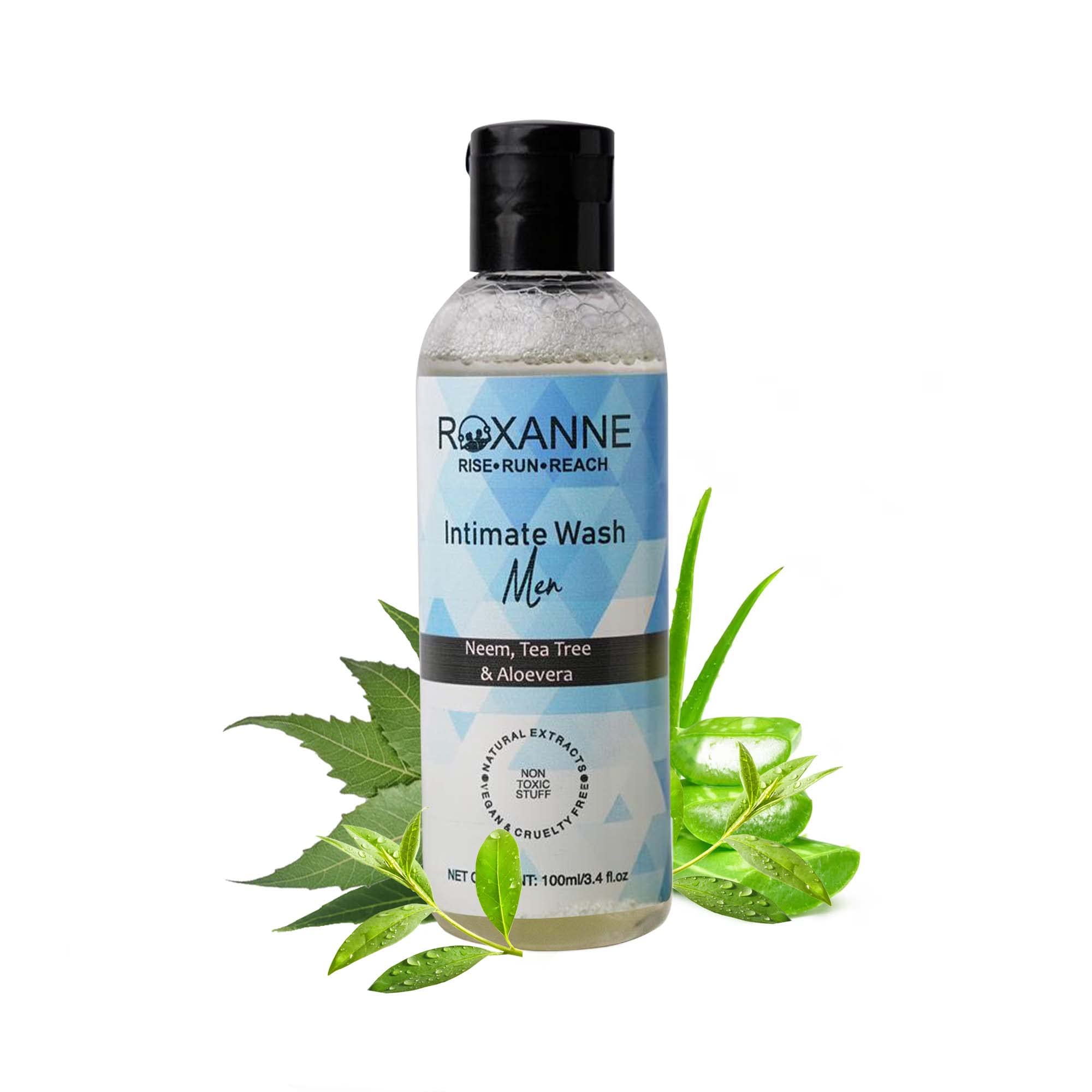 Roxanne Natural Intimate Wash for Men - 100 ml Infused with Neem, Tea Tree Oil & Aloe Vera - Prevents Bad Odour, Itching & Irritation - Gentle & Effective - Paraben-Free - Pack of 1. (B08SVQ27QN) Amazon Price History, Amazon Price Tracker