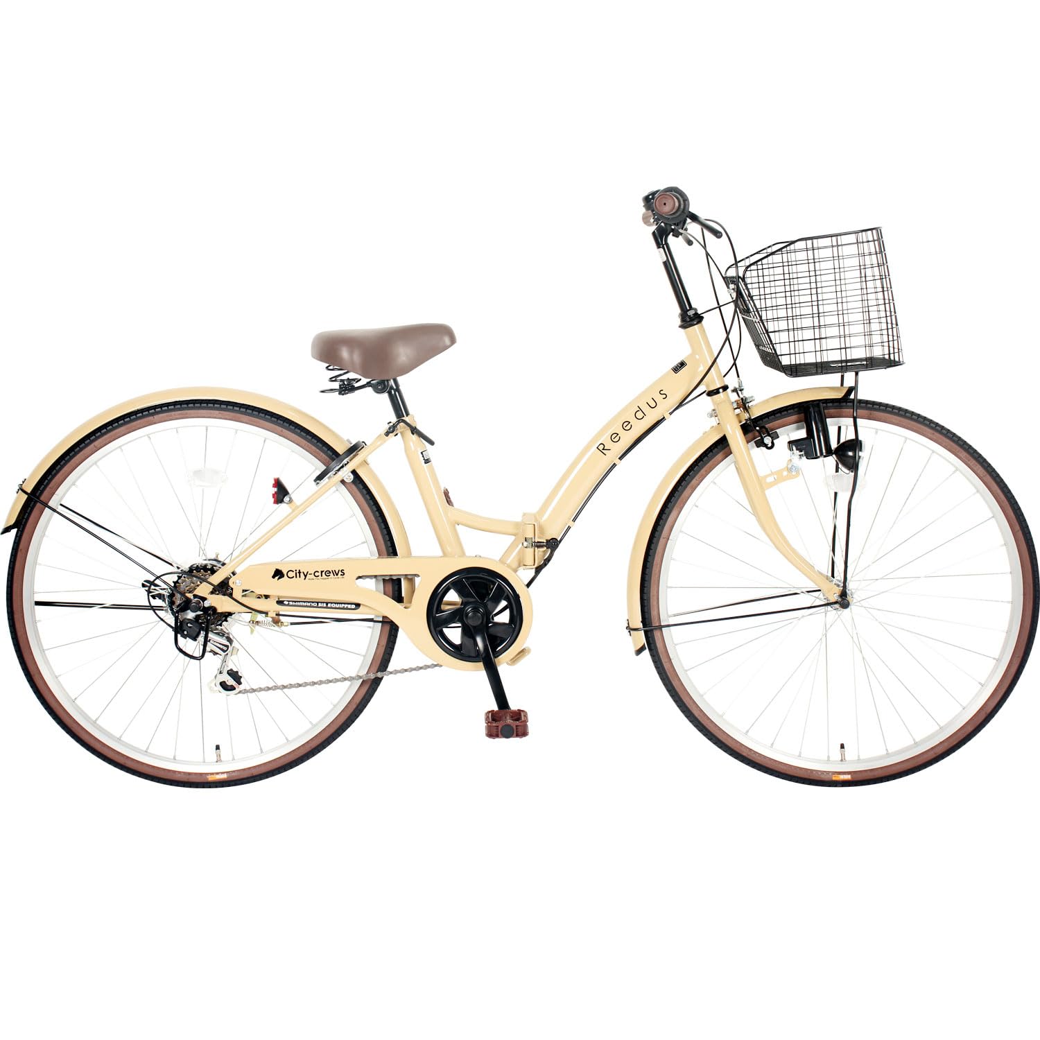 J331 ★サビキズ使用感有り★折りたたみ軽快自転車★Bonheur★LEDダイナモ★26インチ J331 ☆サビキズ使用感有り☆折りたたみ軽快自転車☆Bonheur☆LED