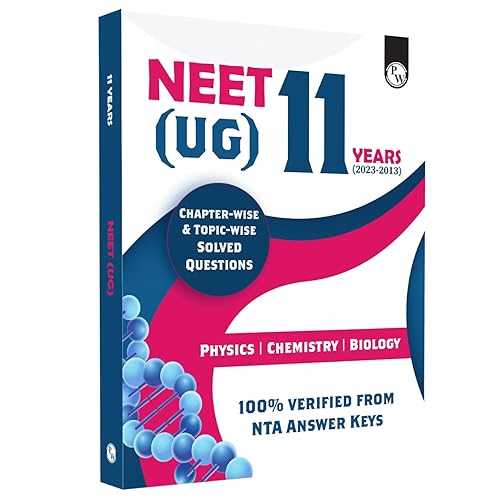 PW NEET (UG) 11 Years (2023 - 2013) Chapter-wise &amp; Topic-wise Solved Questions (Physics, Chemistry, Biology) | NTA NEET PYQs | 100% Verified Solved Papers
