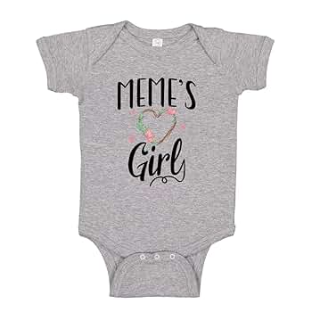 Amazon.com: The Shirt Den Meme's Girl Baby One Piece