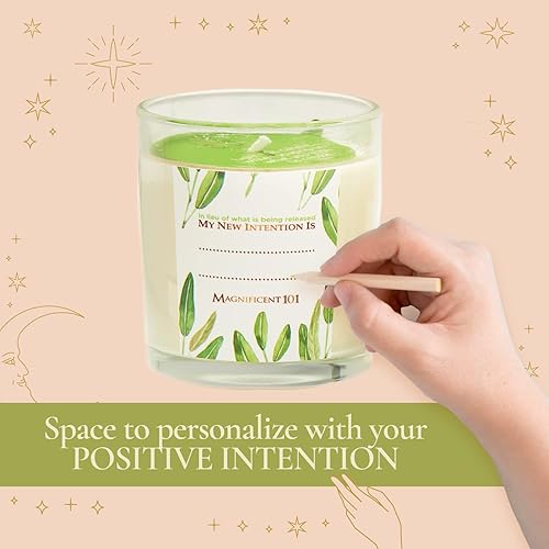 Miniatura 5 de Magnificent 101 Pure Sage Mmudge Candles - Juego de 3 velas para limpieza de energía doméstica, aromaterapia, meditación y desterramiento de energía