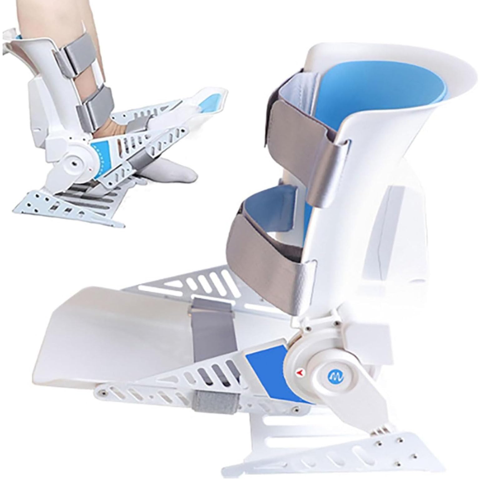 Entrenador eléctrico de Tobillo, Equipo de rehabilitación de Tobillo con Control Remoto, regulación de Velocidad de 9 Niveles, para Ejercicios después de una Fractura de Tobillo.