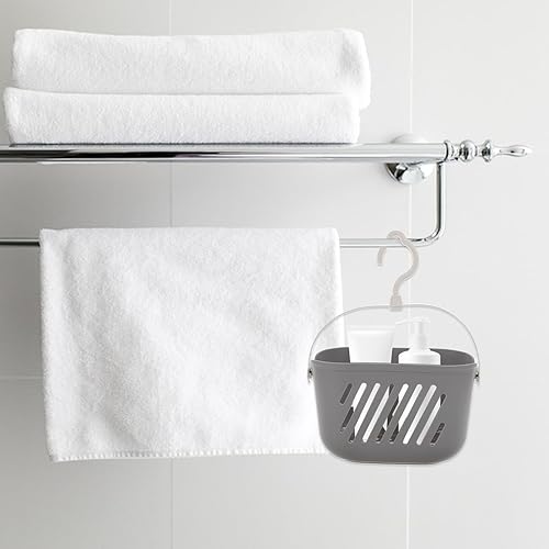 Miniatura 4 de Cabilock Cesta de almacenamiento de ducha, organizador de bañera de baño, organizador de pared, cesta colgante de plástico para ducha