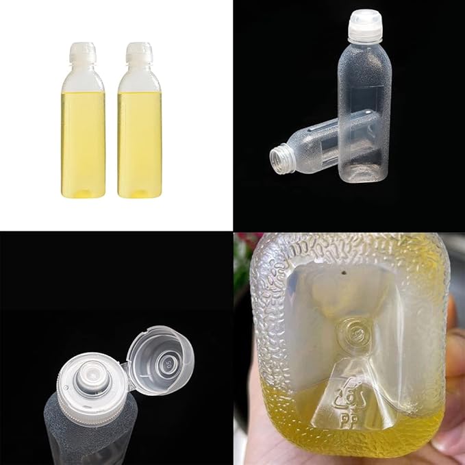 Botella Squeeze Plástica 300 ml Transparente con Válvula Antigoteo miniatura 4