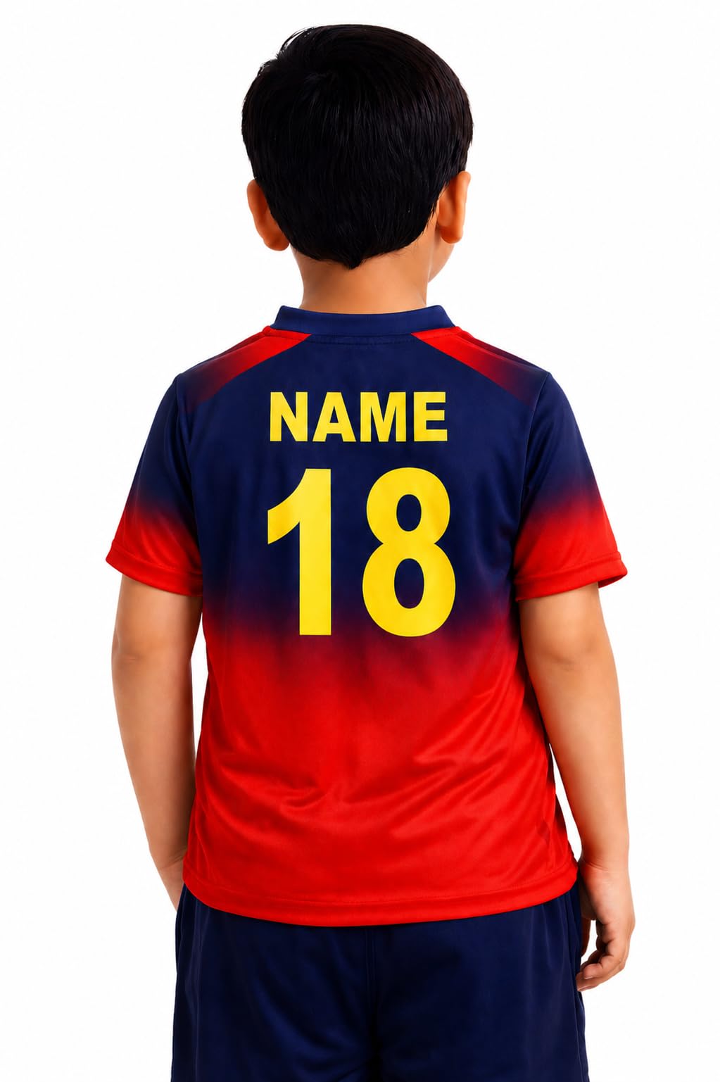 Custom Name & Number Youth Breathable Sportswear Jersy Graphic Print Quick Dry Fabric for Training Session-image-45