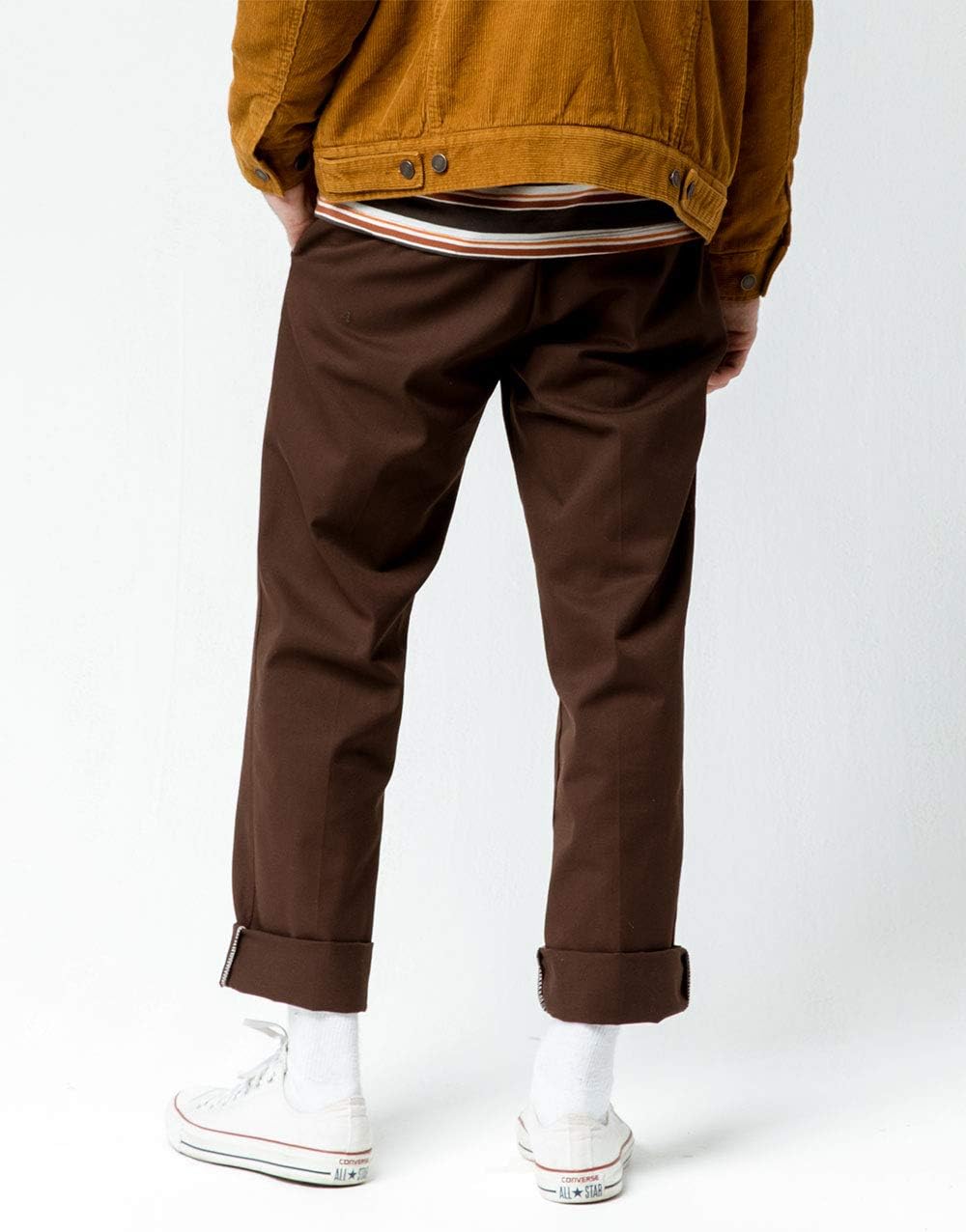Dickies Men's Slim Tapered Work Pants – Stretch Twill, Wrinkle-Resistant, Lightweight Chinos for Office & Jobsite