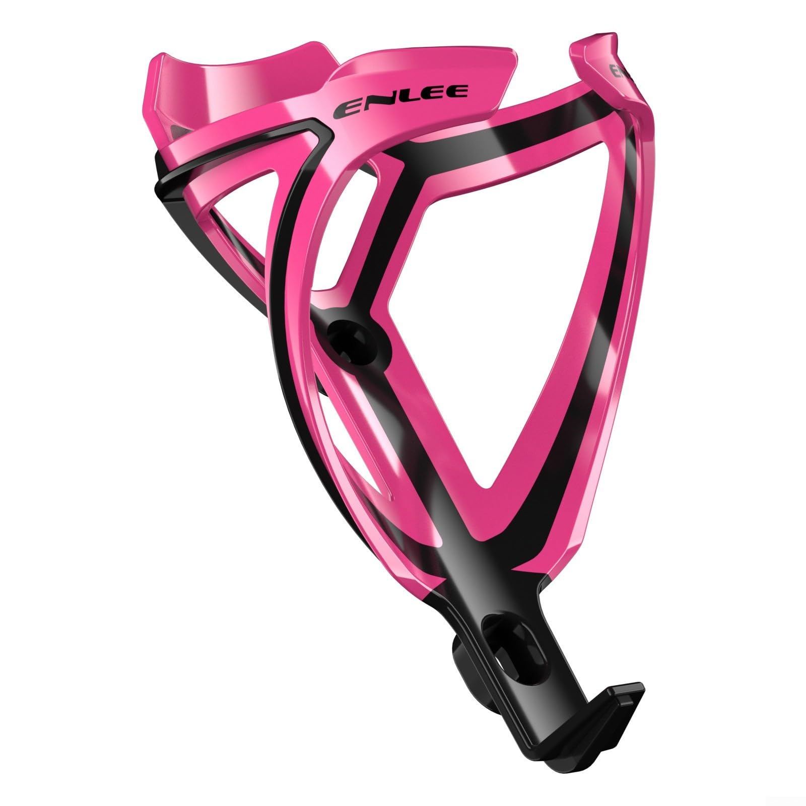 Dynamic and Tough Bike Water Bottle Holder for Use with All Standard Bicycle Models (Pink)