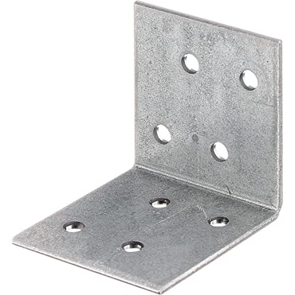 Alberts 330194 Winkelverbinder | sendzimirverzinkt | 40 x 40 x 40 mm | 25er Set, 3er Pack