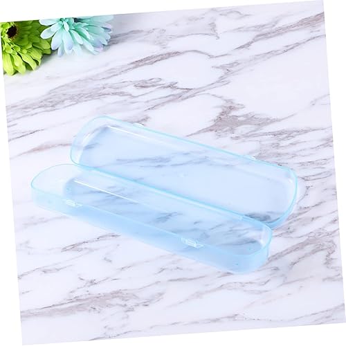 Miniatura 2 de Caja organizadora de plástico, soportes para cepillos de dientes para viaje, estuche para cepillos de dientes, estuche de viaje, caja de