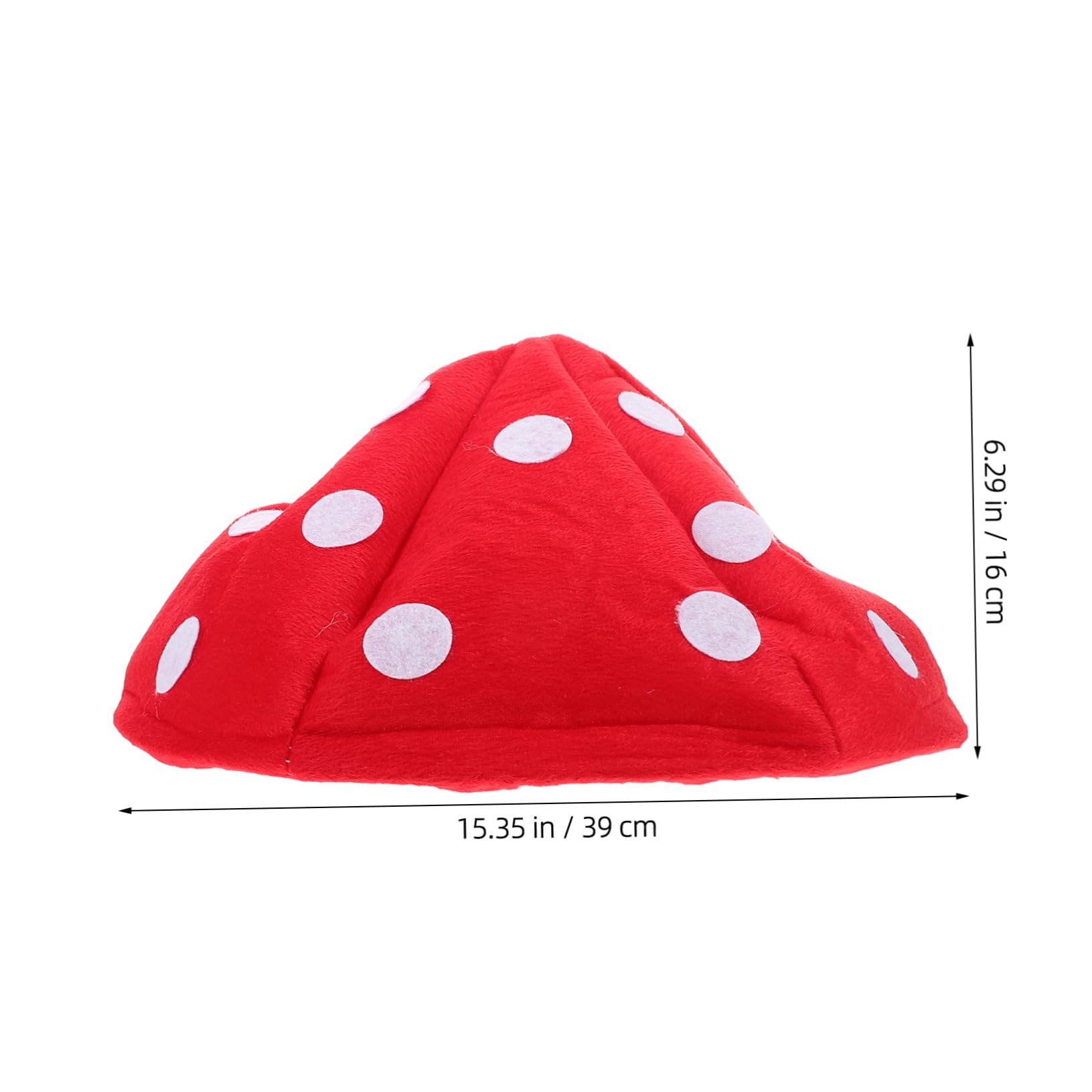 Toddmomy Unique French Style Mushroom Beret Spotted Mushroom Hat Cosplay and Stage Performances