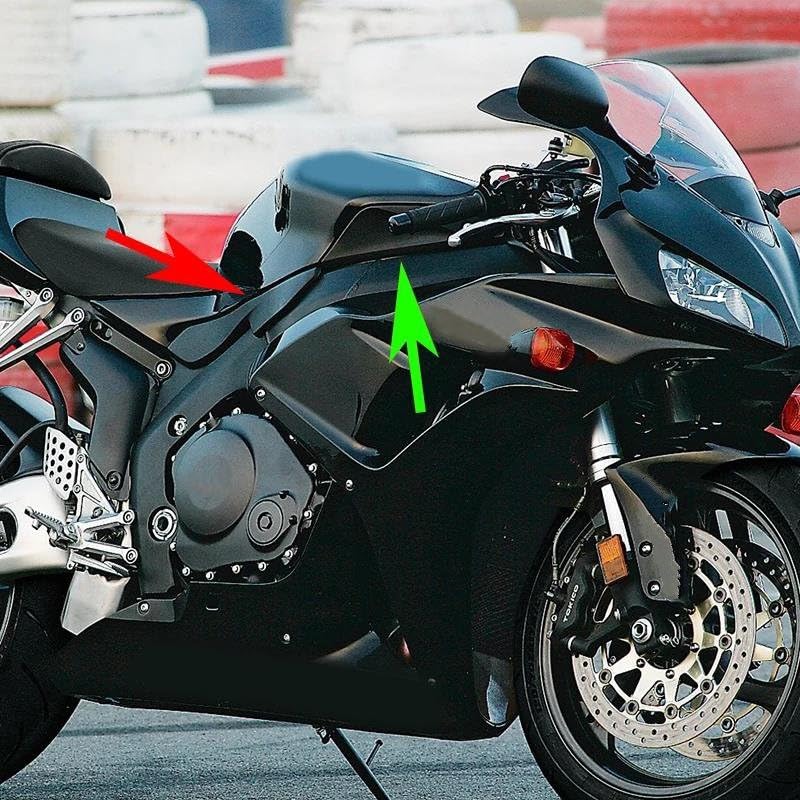 Coperture Laterali Serbatoio In Fibra Di Carbonio Per CBR1000RR 2004-2007 | Pannelli Carenatura Moto Sostituzione OEM
