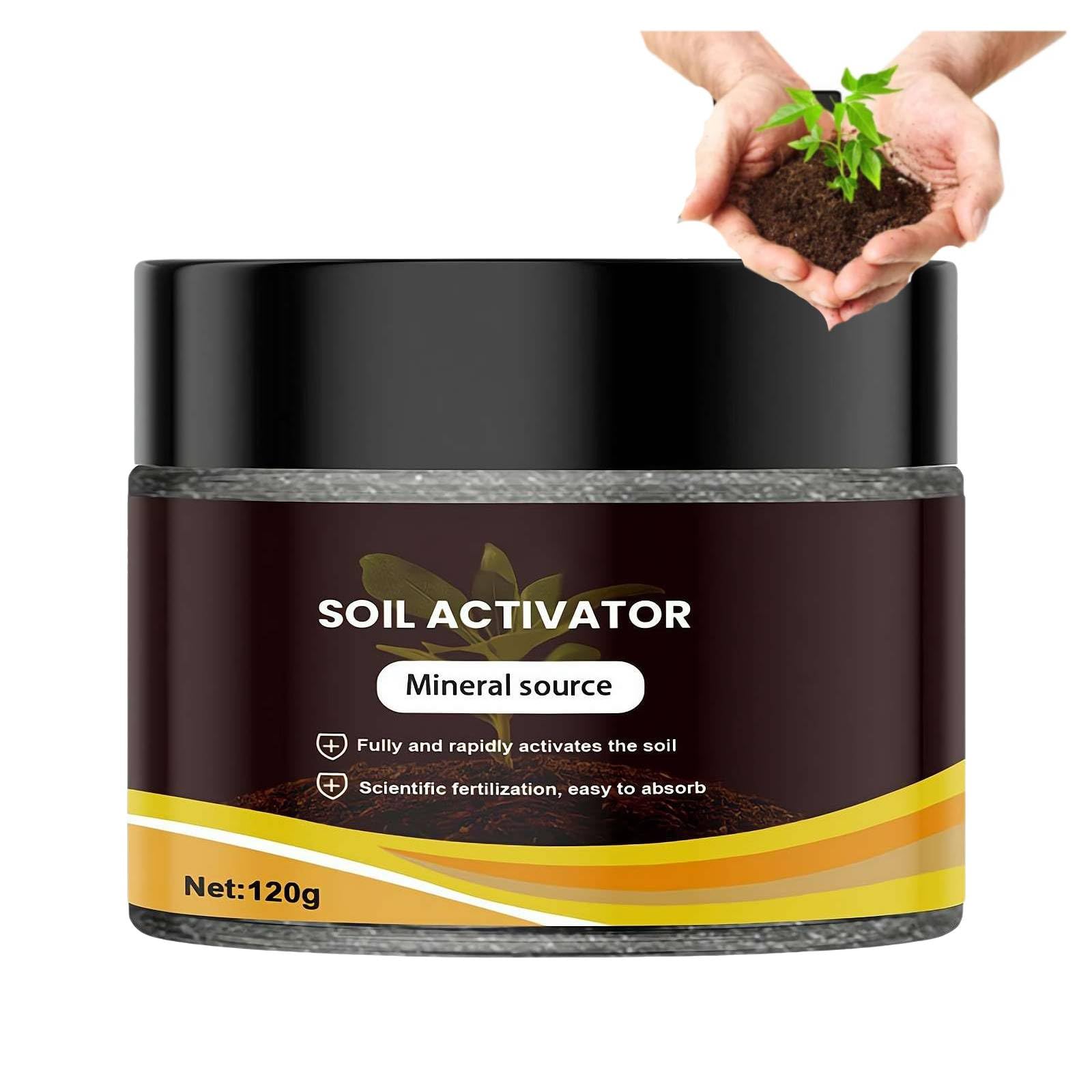 2026 Soil Activator, Organic Soil Conditioner &Bone Meal Fertilizer for Plants Vegetables Flowers Grass,raised Garden Beds,Potting Mix, Promote Germination &Root Growth,Improves Soils Health (120g)