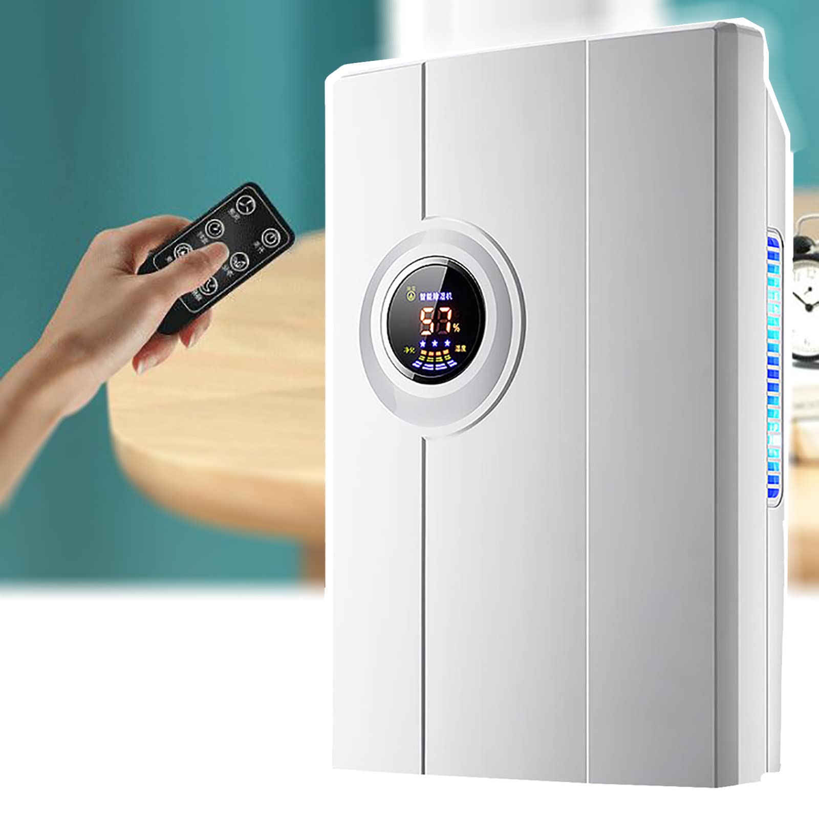 Déshumidificateur avec réglage d'humidité précis et réservoir 2200 ml