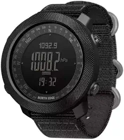 Relógio de Pulso Masculino Esportivo North Edge Apache Altímetro Barômetro Bússola Prova D'água