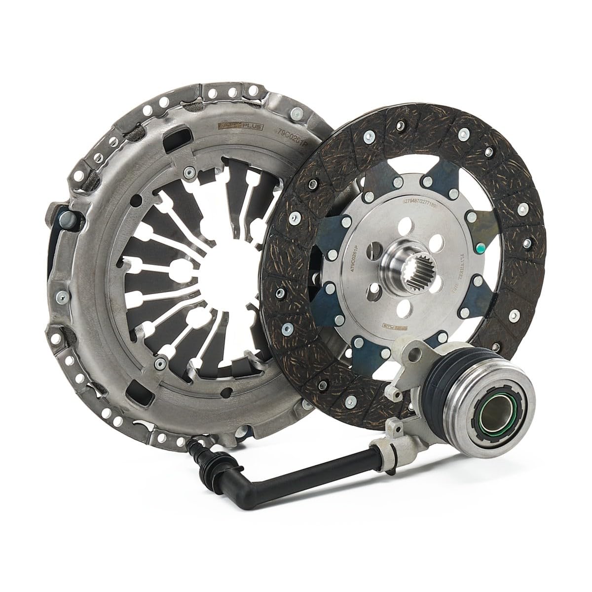 RIDEX PLUS 479C0261P Kit frizione con dispositivo disinnesto centrale con disco frizione Volano bimassa da controllare e se il caso sostituire Compatibilità con RENAULT Clio 3 Hatchback BR0/1, CR0/1
