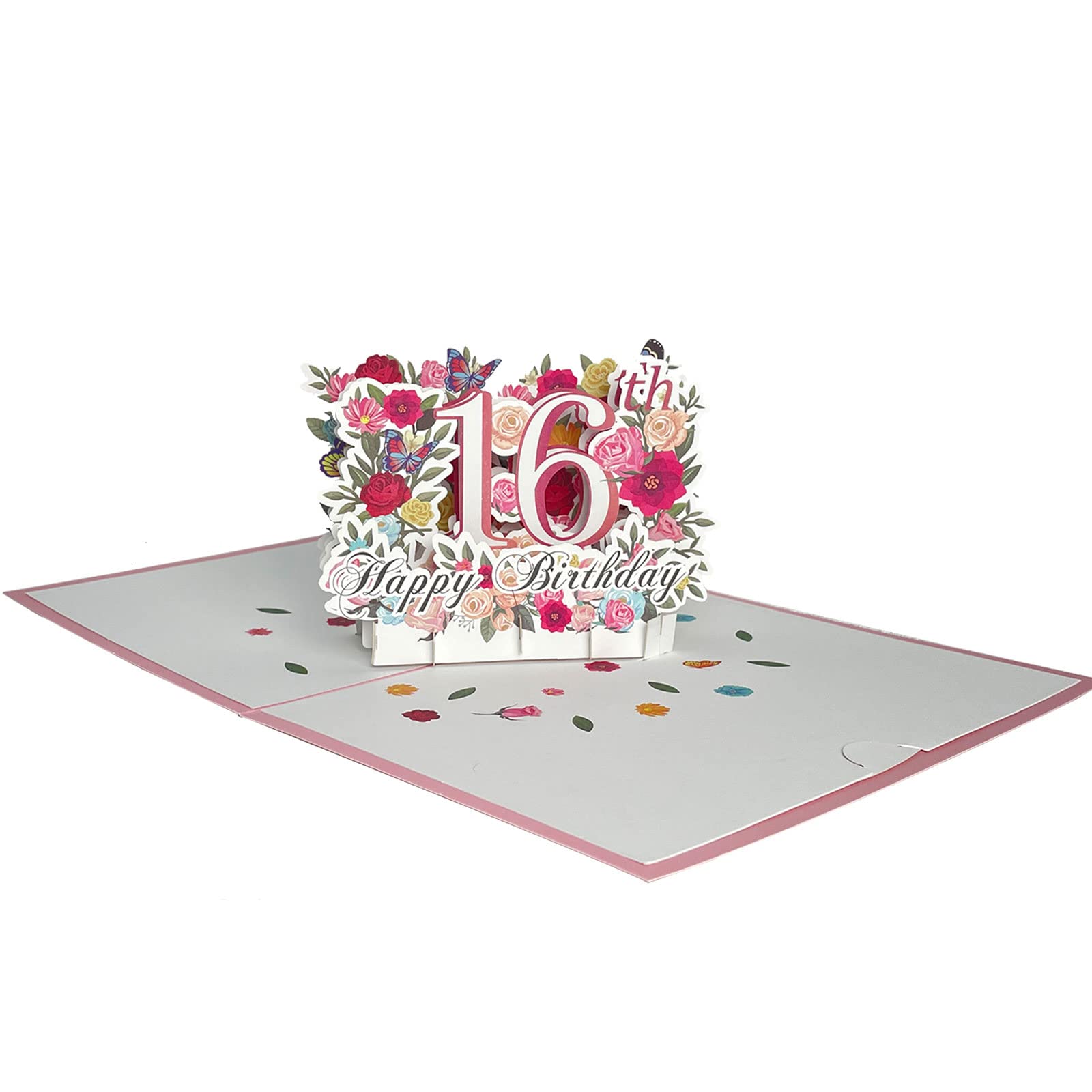 Carte D'anniversaire Pop-up 3D Pour Nièce - Design Coloré Avec Enveloppe, Décoration Créative Et Personnalisée - 10