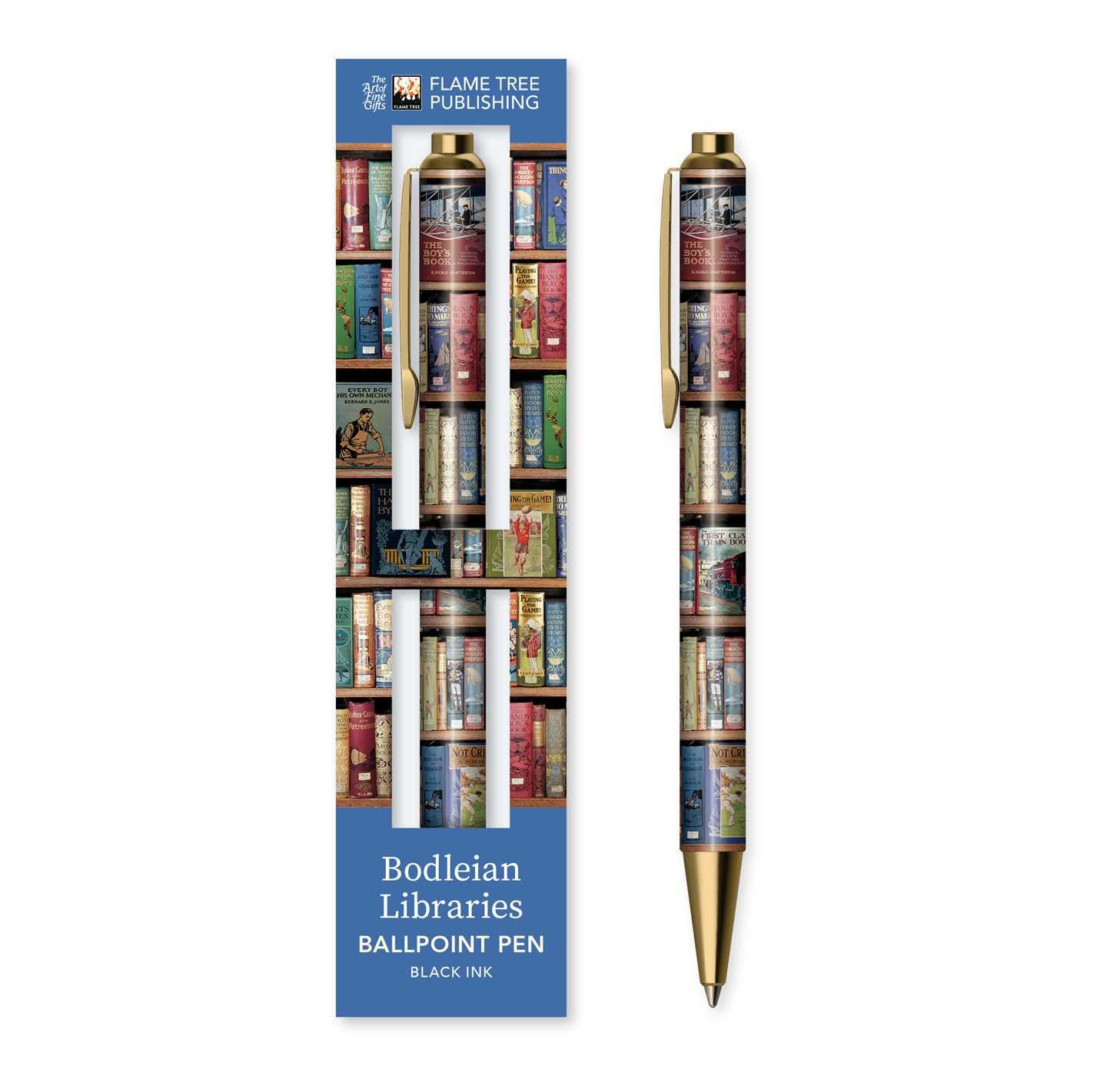 Bodleian Libraries: Hobbies & Pastimes Bookshelves Boxed Decorative Ballpoint Pen (Boxed Ballpoint Pens)