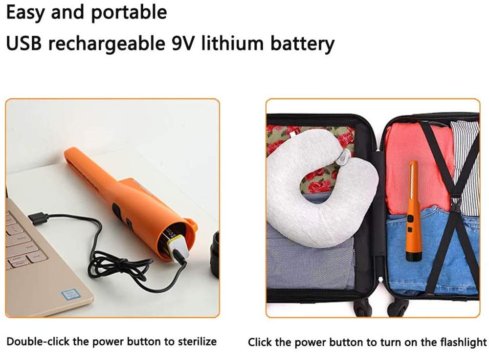 Lampada Antibatterica Uvc Tasso Antibatterico 99.9% Portatile Disinfettante Disinfettante Luce Lampada Germicida Ultravioletta Per Auto Domestico Scuola Hotel Pet Area