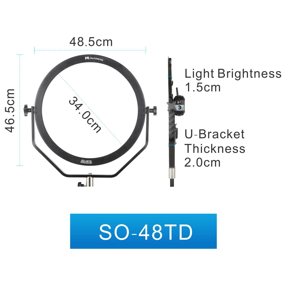 Amazon | Falcon Eyes 48W LED写真ランプSO-48TDX II調光可能3000