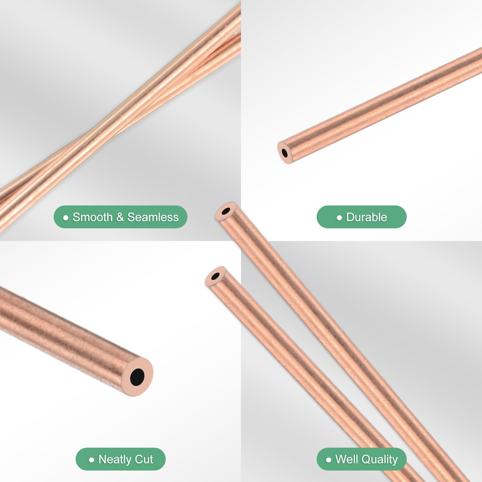 Barre Ronde Cuivre Bricolage 1 Pièces Tube En Cuivre Droit, 8mm OD X 250mm Longueur 0.5 Mm Bouchon Pour Tuyau Cuivre Barre Ronde Cuivre Bricolage 1 Pièces Tube En Cuivre Droit, 8mm OD X 250mm Longueur 0.5 Mm Bouchon Pour Tuyau Cuivre