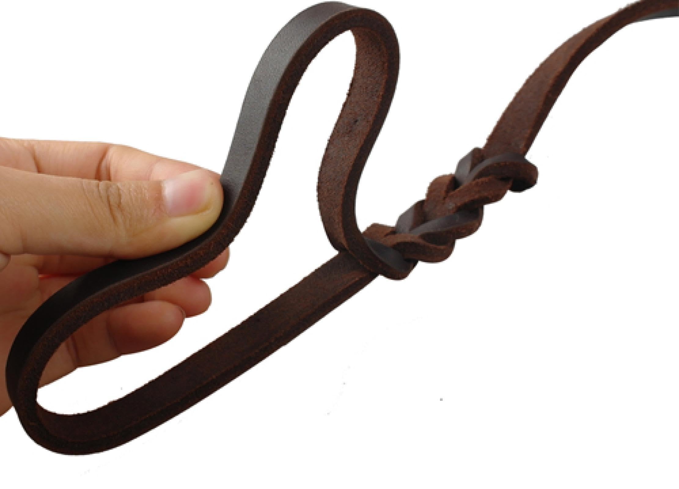 Guinzaglio per cani in vera pelle guinzaglio lungo intrecciato Pet Walking Training Guinzagli Marrone Colori Nero Per Medio Grande Pet 170 cm Marrone