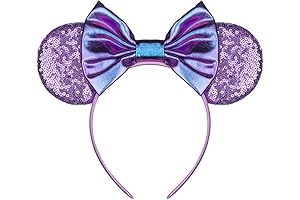 Purple Minnie Mouse Ears Headband, the perfect accessory for any Disney fan