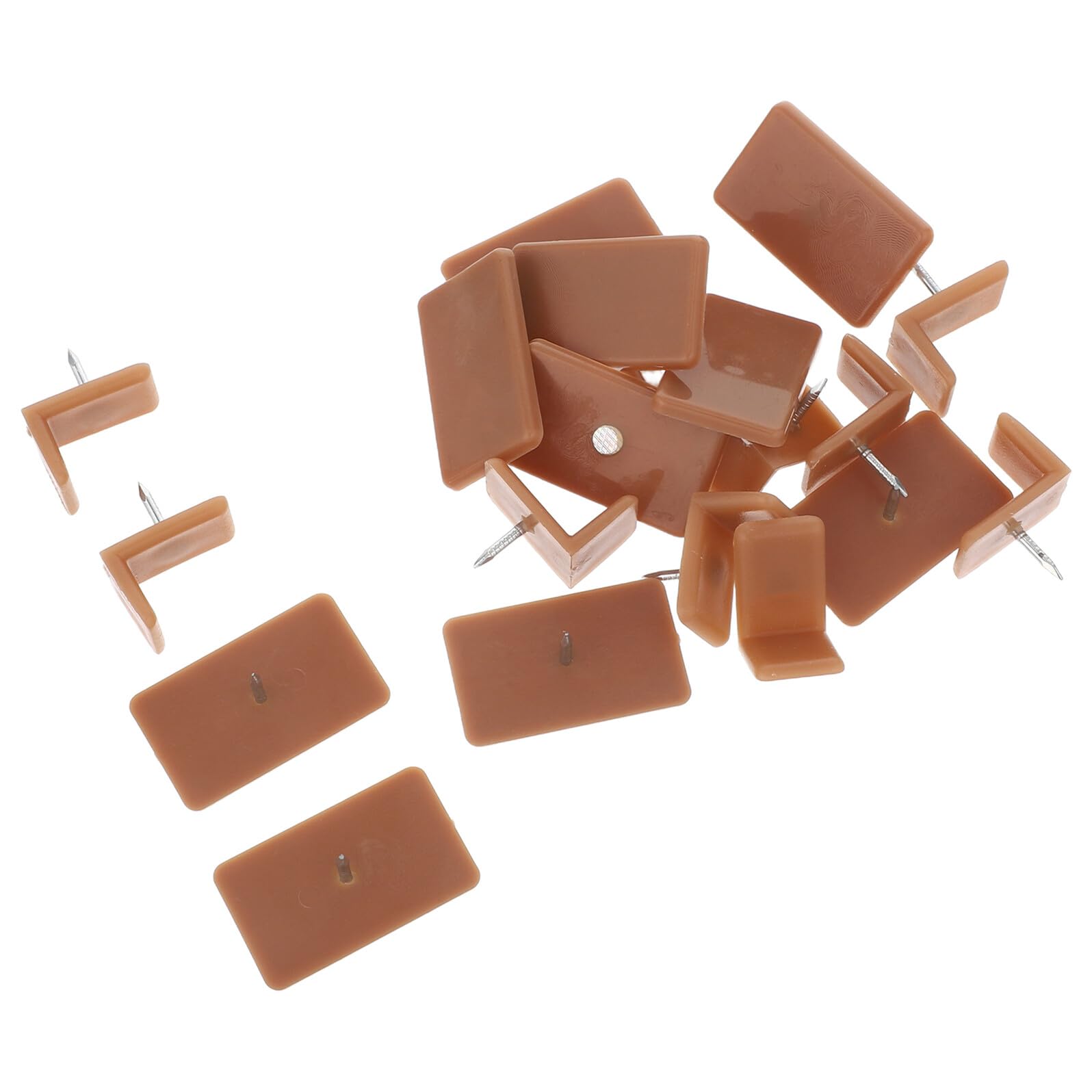 Juego de pasadores para guías de cajón Holibanna para reparar muebles caídos con tope en L