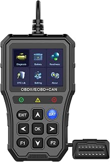 Escáner OBD2 para Coches para KIA Rio 1999–2023, Lector de Códigos de Error, Detector Fallos Cóche, Borra Check Engine, Plug & Play Pantalla Clara,A