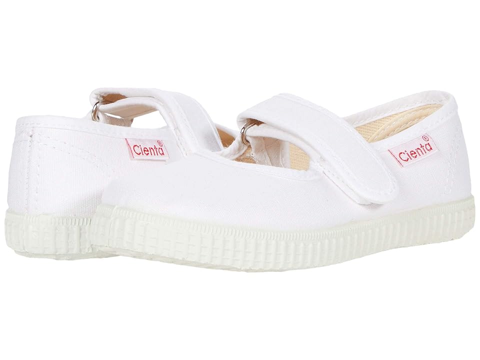 Cienta Kids Shoes 56000 (Infant/Toddler/Little Kid/Big Kid) (White) Girls Shoes INTERNATIONAL SHIPPING