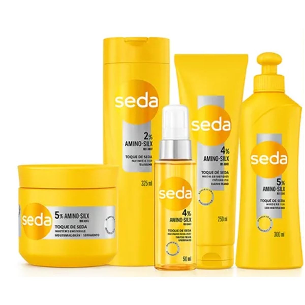 QUO seda トリートメント 100ml3個セット Seda Toque De Seda Shampoo 300ml Condicionador 250ml Serum 95ml