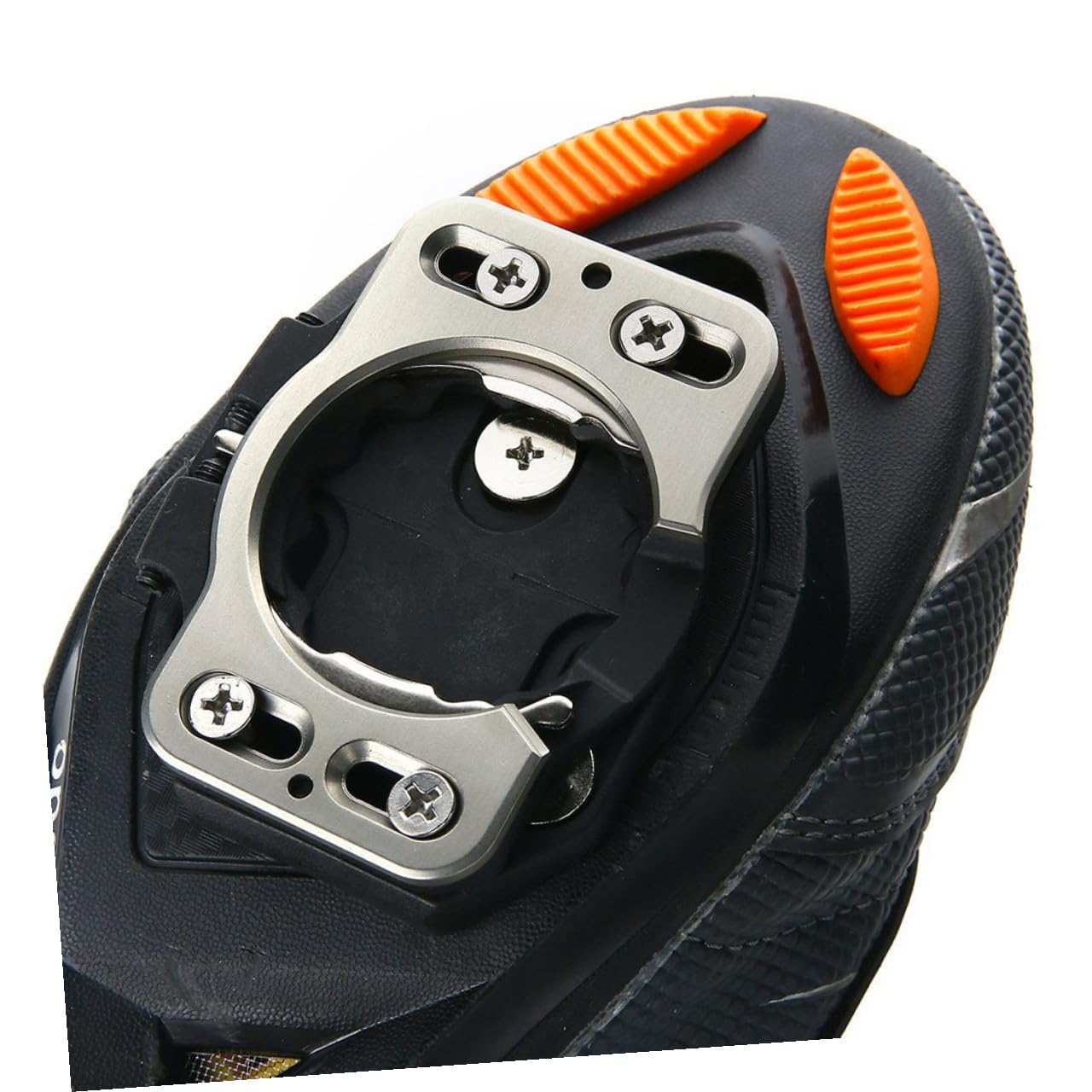 2pezzi Tacchette Per Bici Da Strada Sgancio Rapido Accessori Per Scarpe Da Ciclismo Copriscarpe Per Bicicletta Copritacchette Per Bicicletta Fermo Per Movimento Bici Adattatore Per