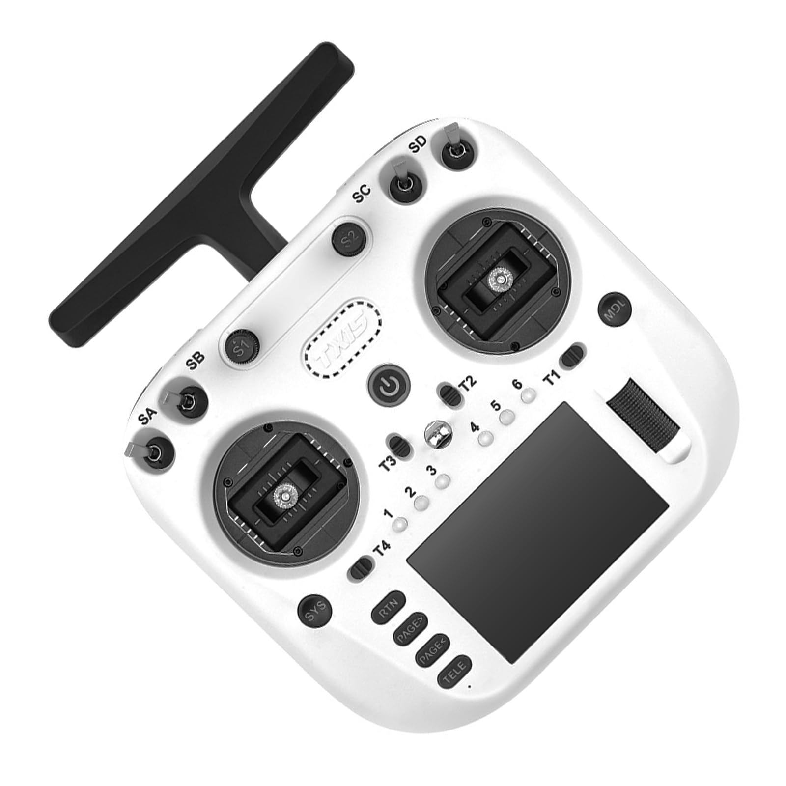 Radio with Foldable Antennas and 4GB Flashing Storage for RadioMaster TX15 Smooth Operations in Complex Environment Touchscreens Radio Controller — view 3