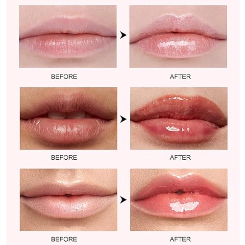 Miniatura 6 de WenFeng Refuerzo de labios picante, aceite de labios con extracto de chile, regordete y pout para mujeres y niñas, labios más llenos al instante,